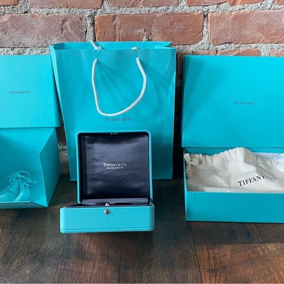 Tiffany & Co. Other - Tiffany & Co. Blue Jewelry Box Set with Bags & Boxes, Perfect for the Holidays